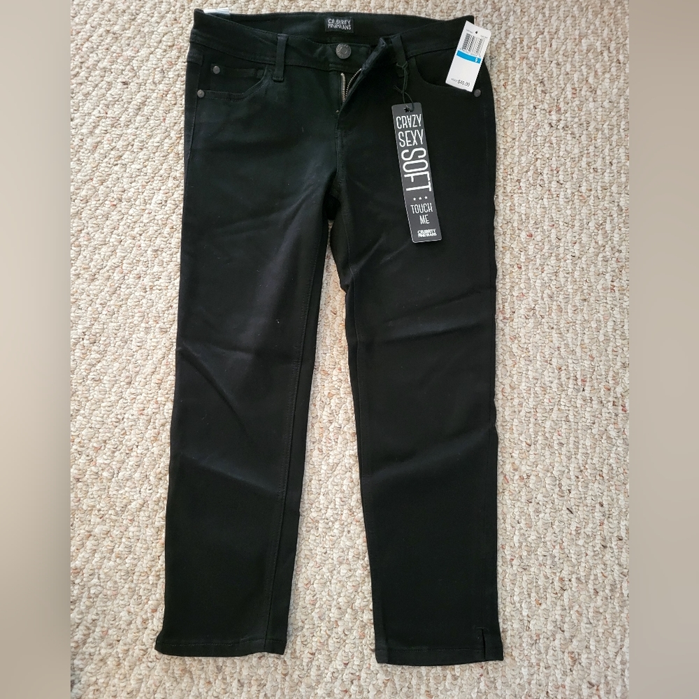 Celebrity Pink Jeans Black Size 9 Brand New